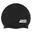 Bonnet de Bain en Silicone, Taille Unique, Noir