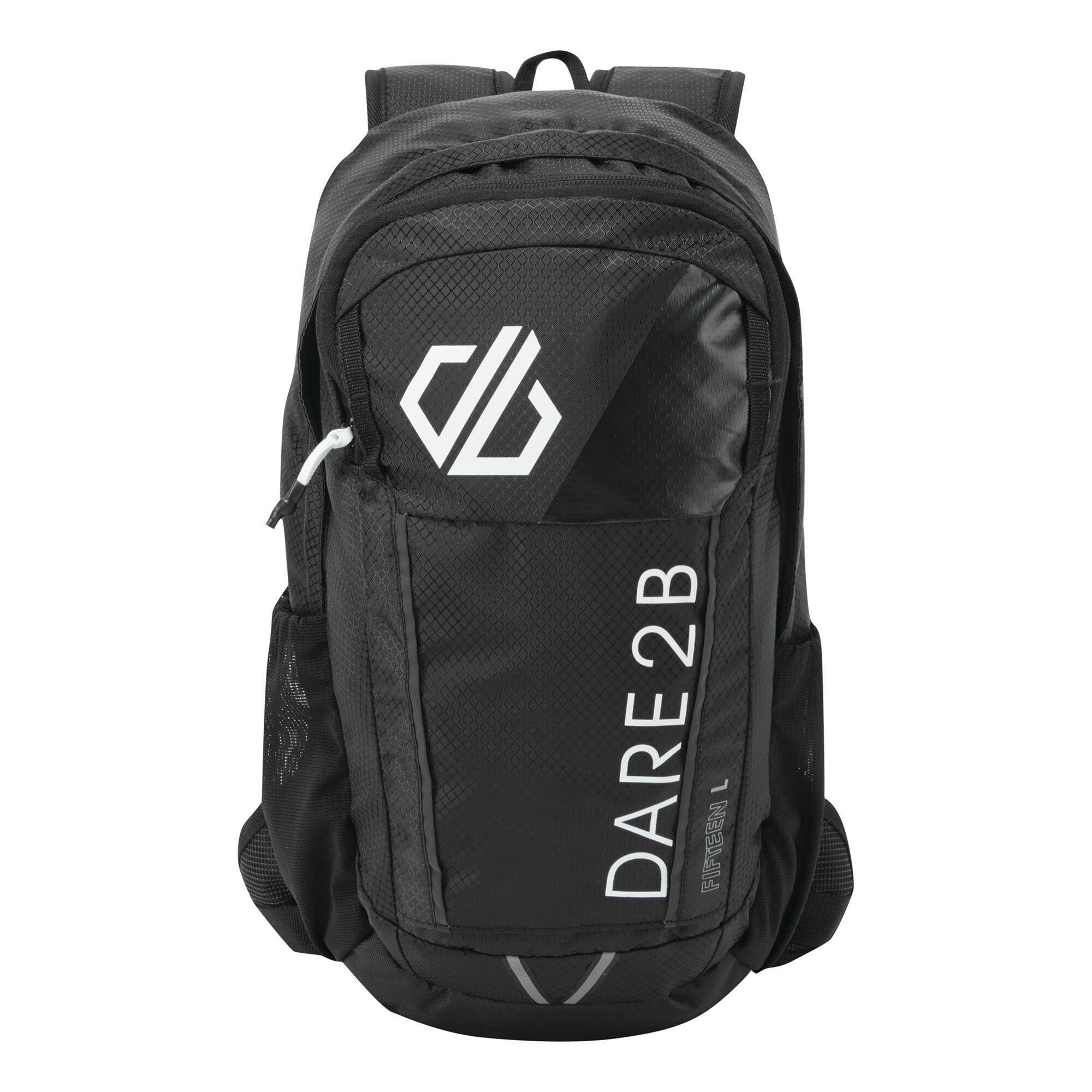 DARE 2B Vite Air Adults' Hiking 15 Litre Backpack - Black/White