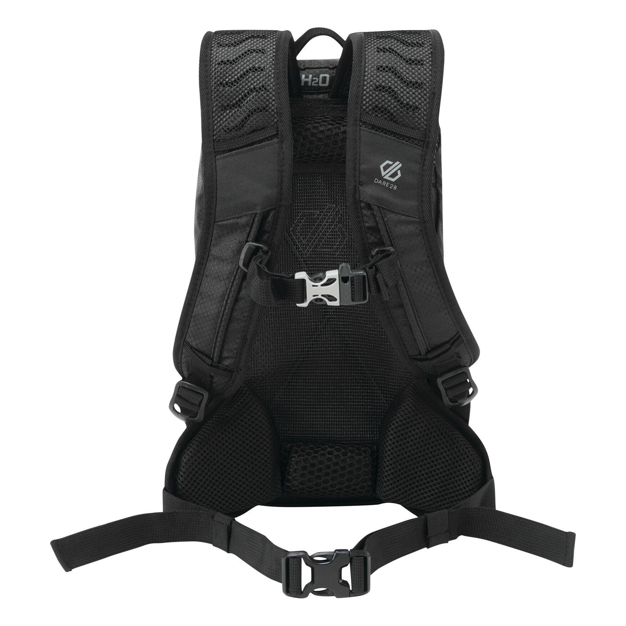 Vite Air Adults' Hiking 15 Litre Backpack - Black/White 3/4