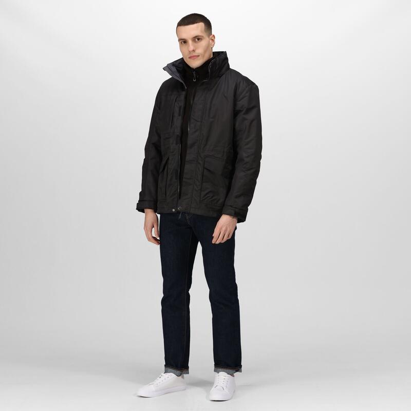 Benson III Veste de randonnée imperméable pour homme - Le noir