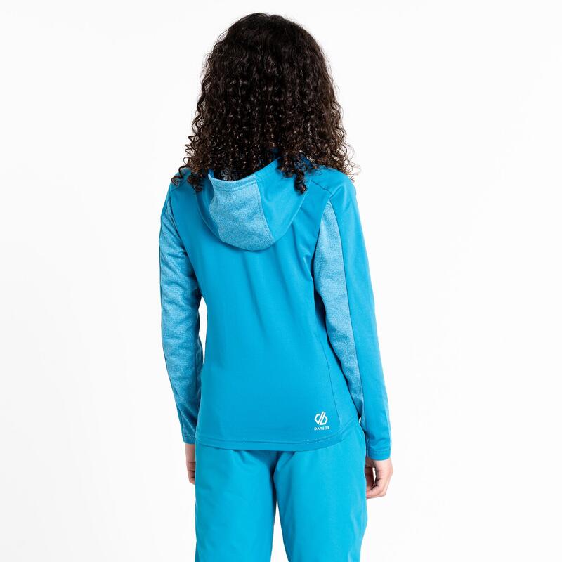 Hastily Core Stretch wandelfleece met hele rits voor kinderen