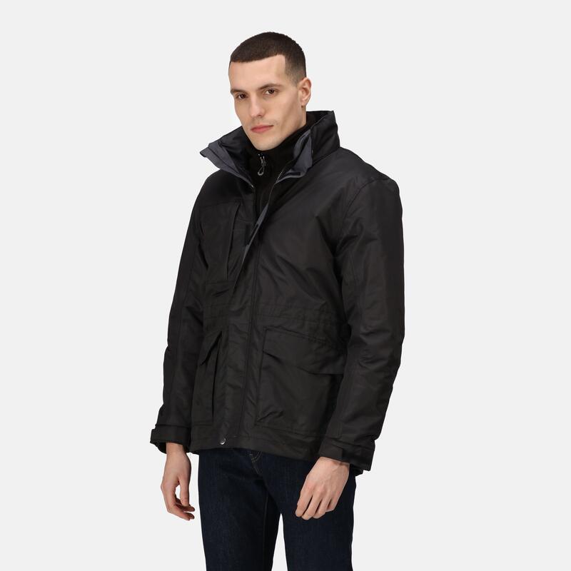 Benson III Veste de randonnée imperméable pour homme - Le noir