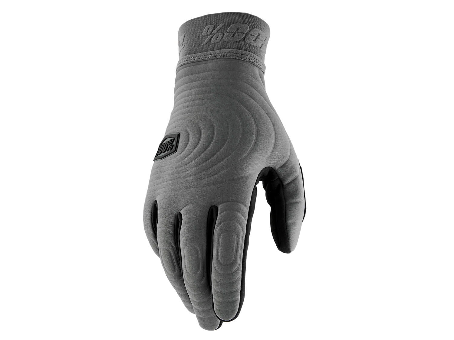 100% Brisker Xtreme Gloves - charcoal