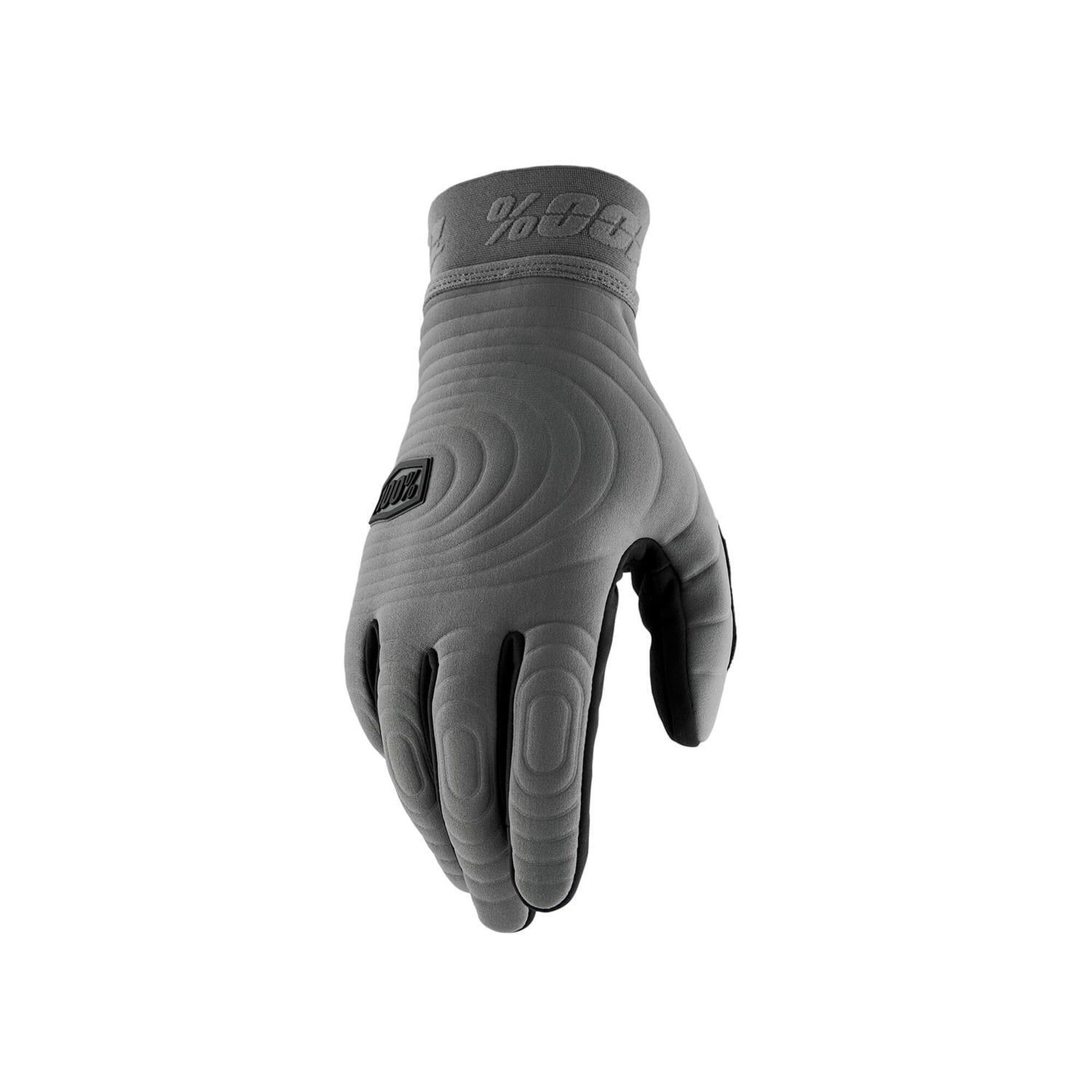 100% - Gants Brisker Xtreme - Charcoal - Gants - Noir -  8 À 10 Ans - Decathlon