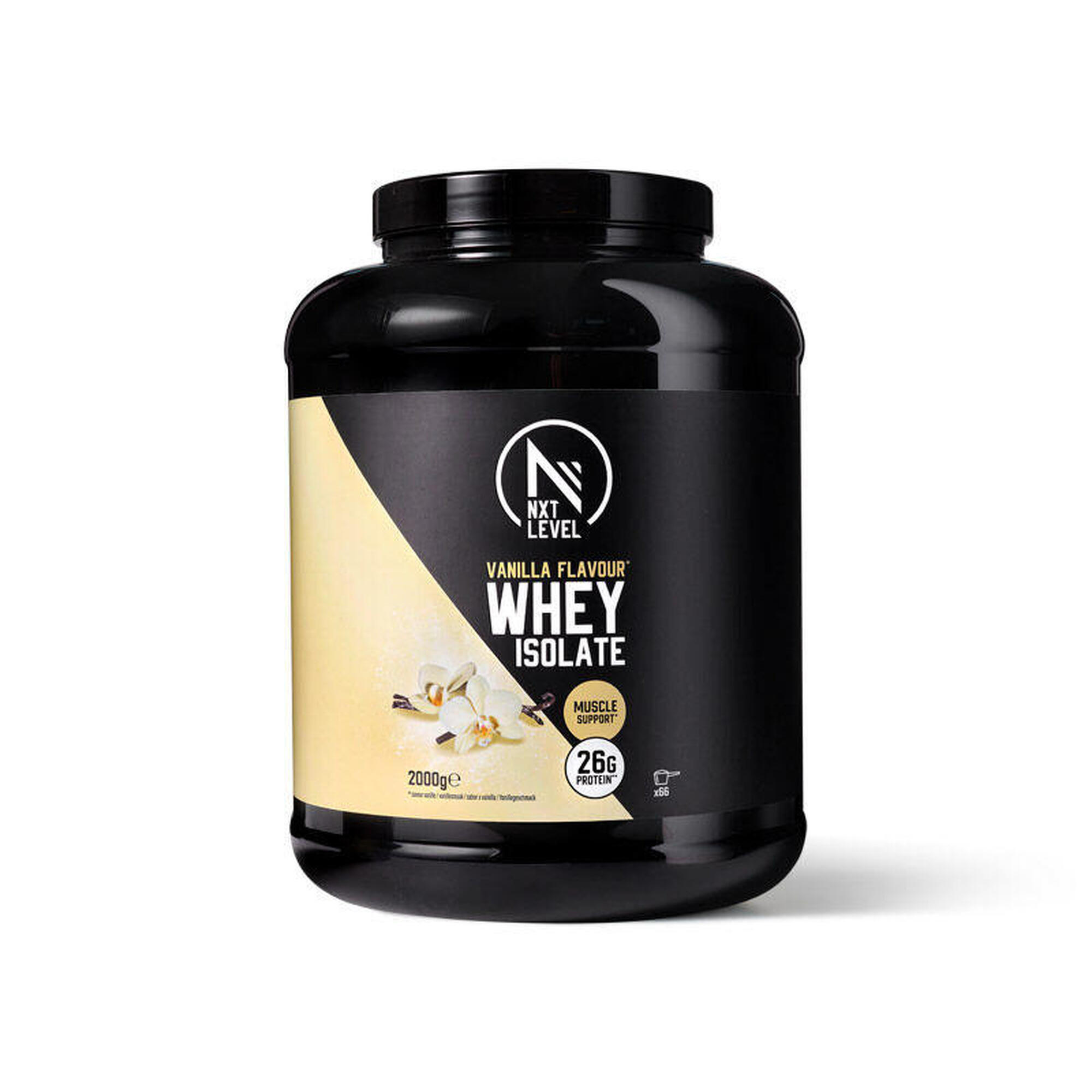 Whey Isolaat - Eiwitpoeder 2KG - Vanille