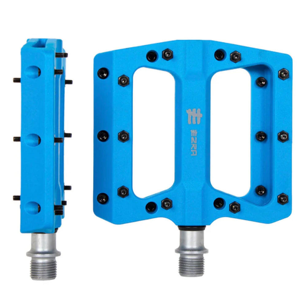 EASTERN BIKES Eastern Bikes Ezra Flat BMX Pedals - Blue