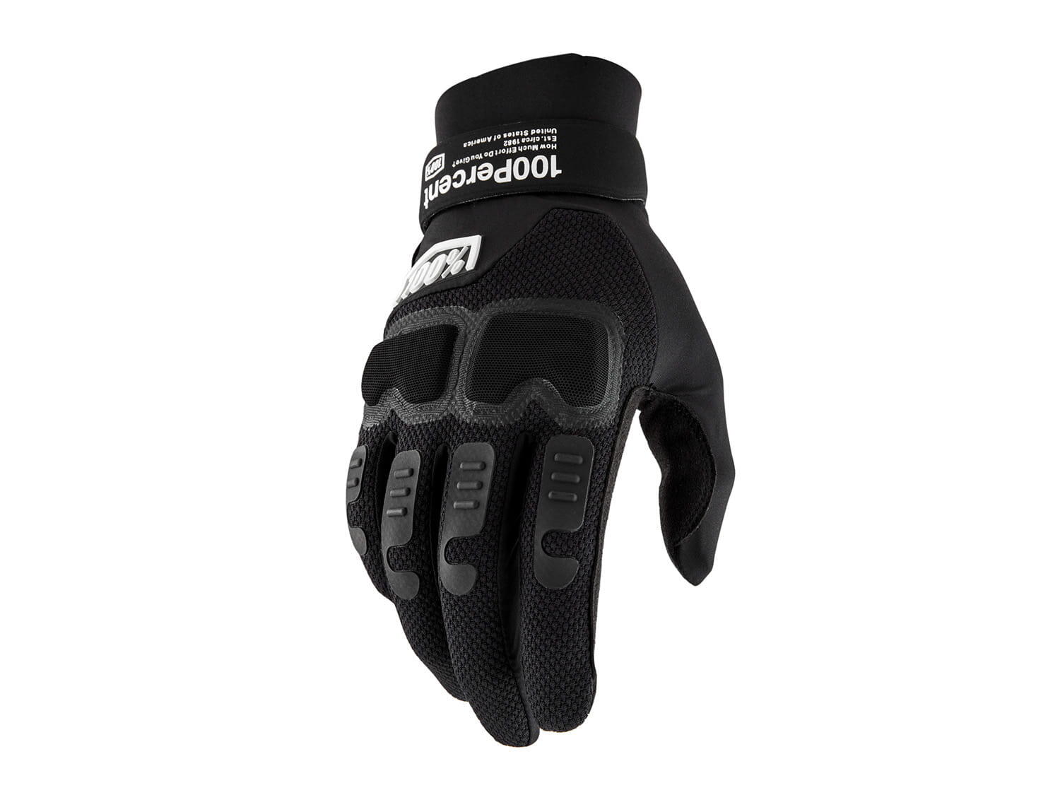 100% Langdale Gloves - black