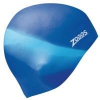 Bonnet de natation Zoggs en silicone multicolore bleu/vert - Taille unique