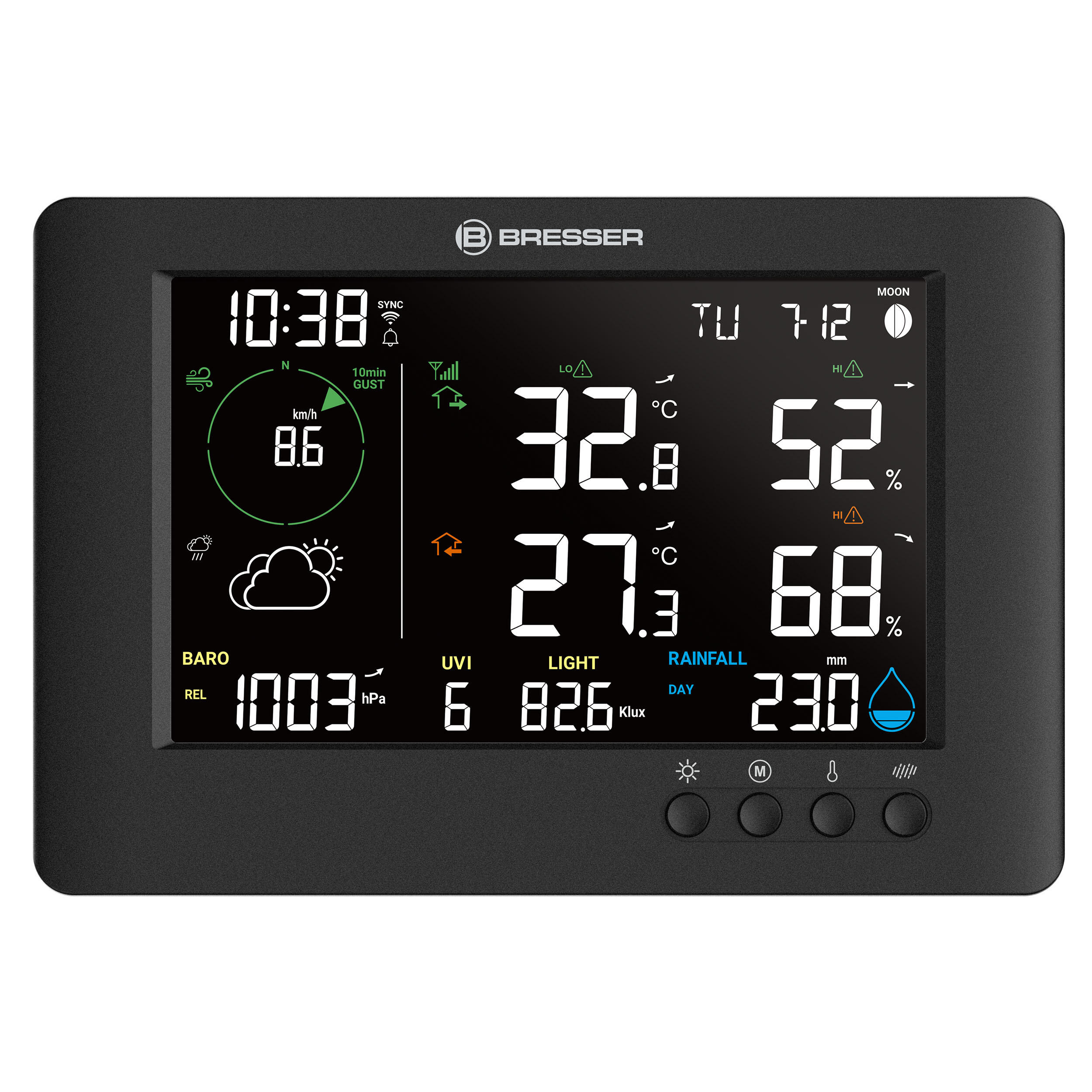Station météorologique sans fil 7-en-1 WiFi TB 5/7