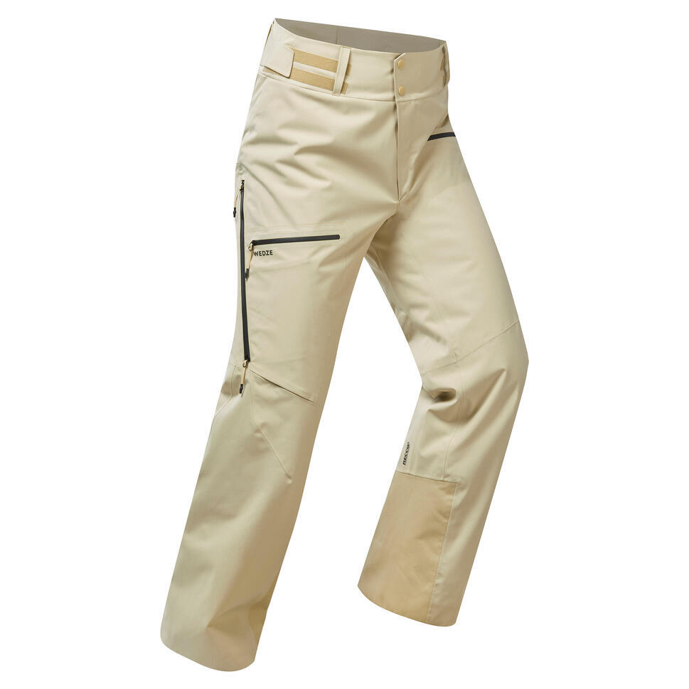 WEDZE REFURBISHED MENS SKI TROUSERS FR100 - BEIGE - A GRADE