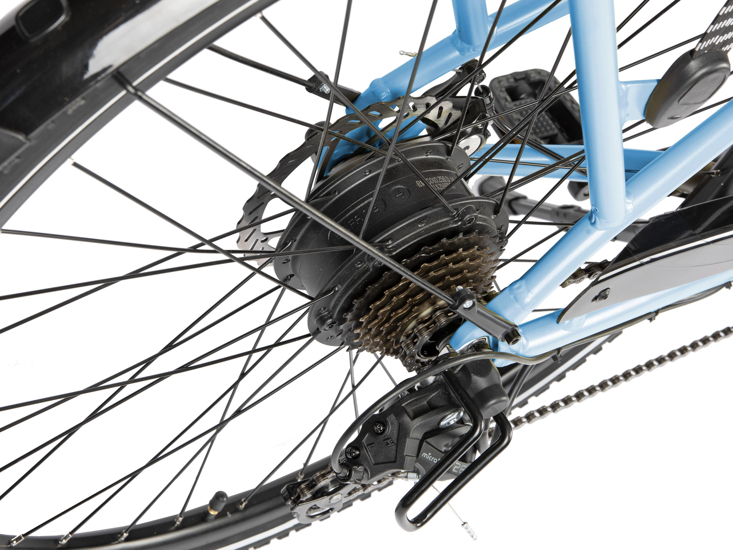 Villette L' Amant elektrische damesfiets 13Ah 7sp 28 inch blauw 2/5