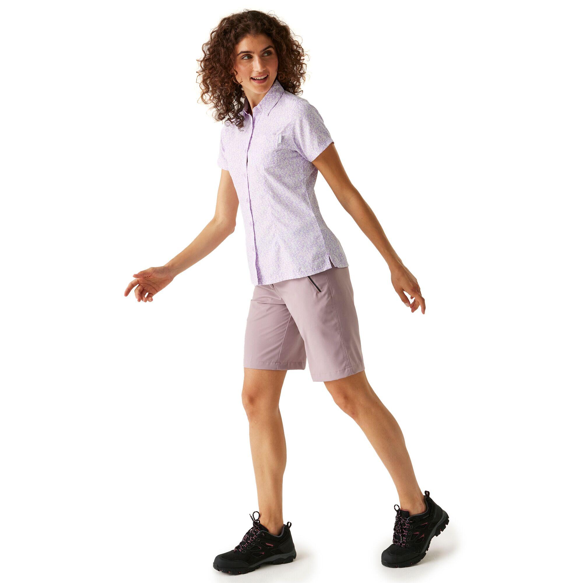 T-shirt Korte Mouwen Hiking Dames 3/5