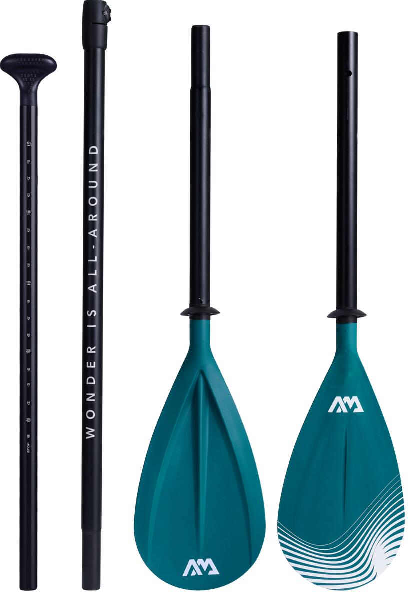 Aqua Marina DUAL-TECH 2-in-1 Adjustable 4 Piece Paddle for SUP & Kayak 2/7