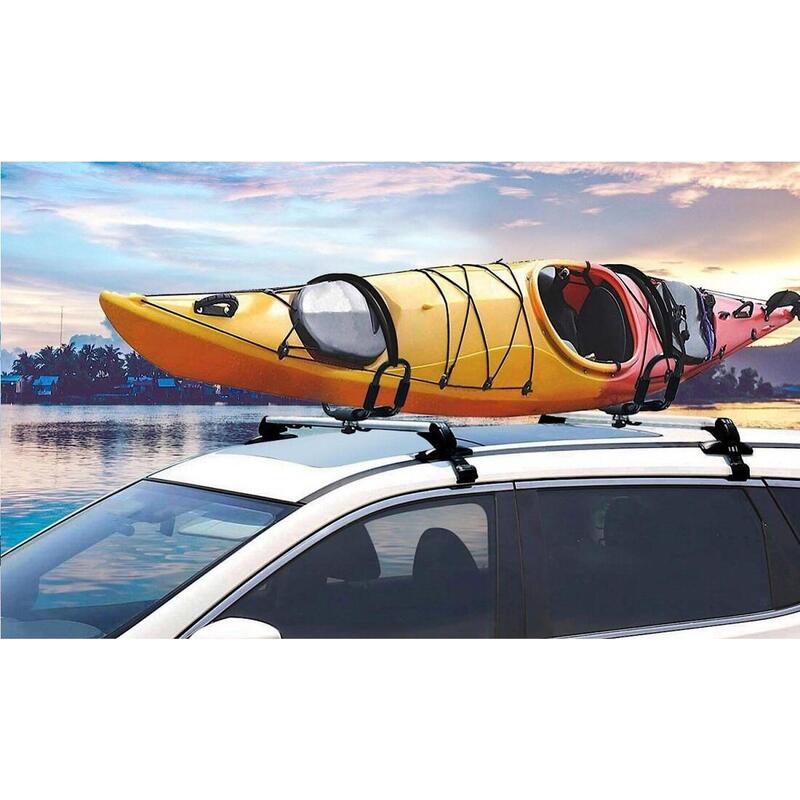 Bagażnik dachowy do transportu kajaka deski sup Scorpio kayak J-Bar lux składany