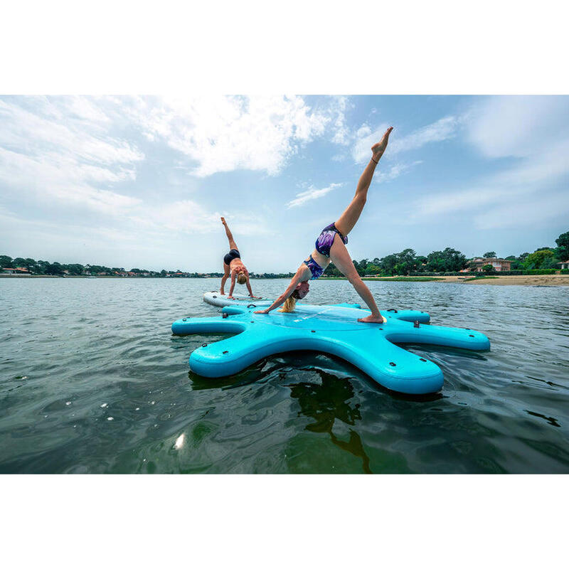 Prancha Yoga Dock 9'6" Summer Vacation Aqua Marina