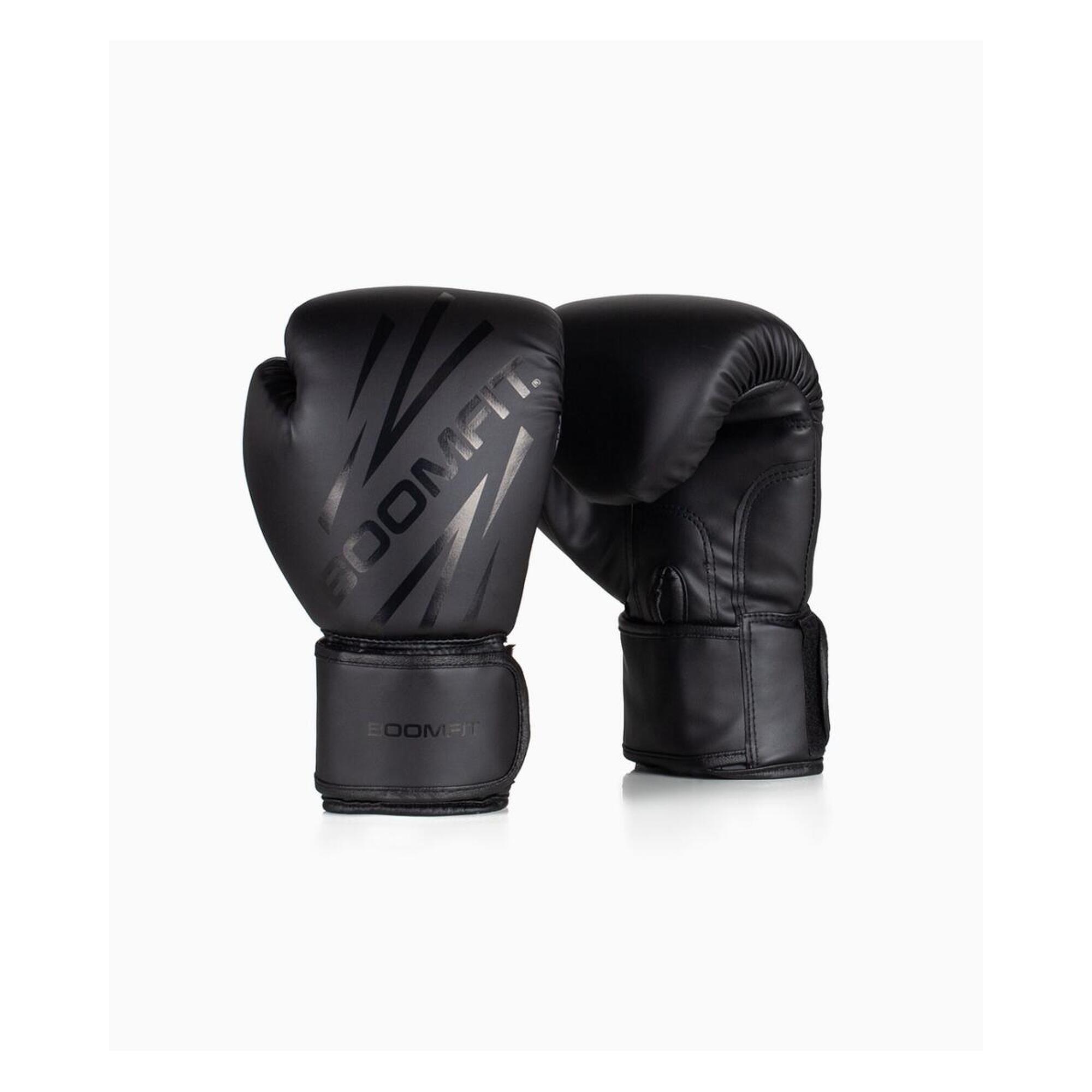 Boomfit - Gants De Boxe Black Edition 12oz (la Paire) - Boomfit - Gants De Boxe - Noir - No Size - Decathlon