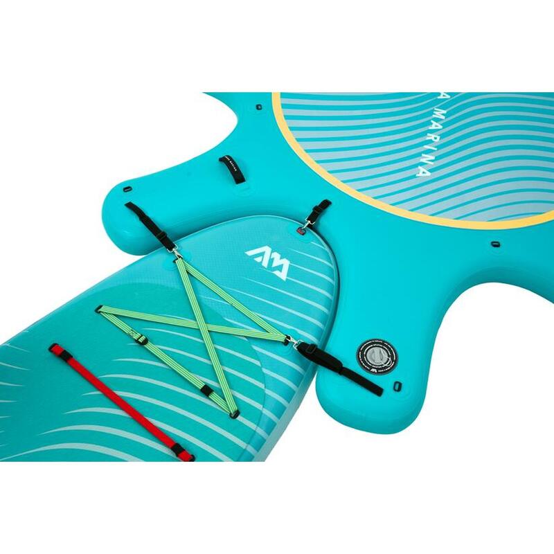 Prancha Yoga Dock 9'6" Summer Vacation Aqua Marina