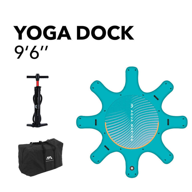 Prancha Yoga Dock 9'6" Summer Vacation Aqua Marina