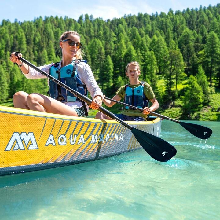 Aqua Marina CP-1 AdjustableFiberglass 2 Section Canoe Paddle 6/7