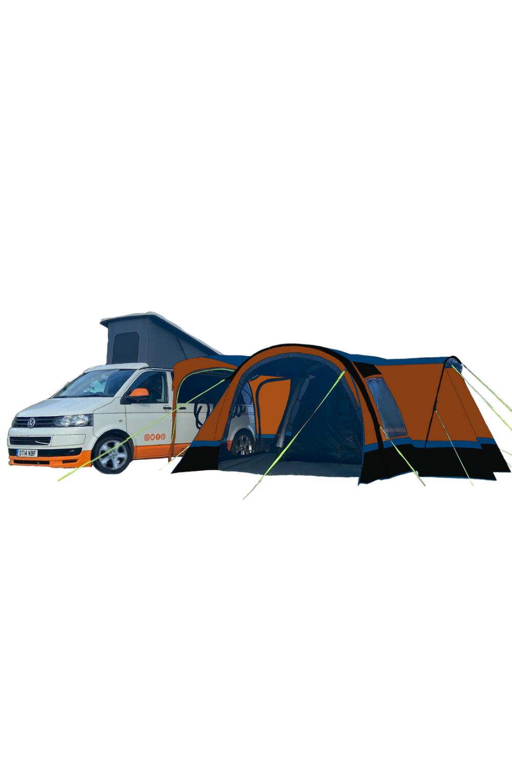 OLPRO Cocoon Breeze v2 Campervan Awning (Orange/ Grey)v 1/4