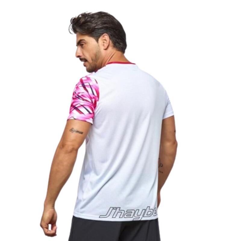 CAMISETA DEPORTIVA HOMBRE J´HAYBER GRASS BLANCO