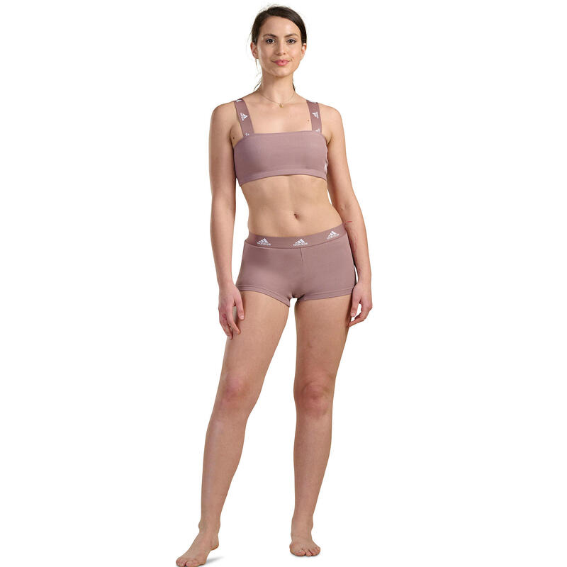 Training Shorts atmungsaktiv sportlich Damen - Sport Active Flex Ribbed rosa