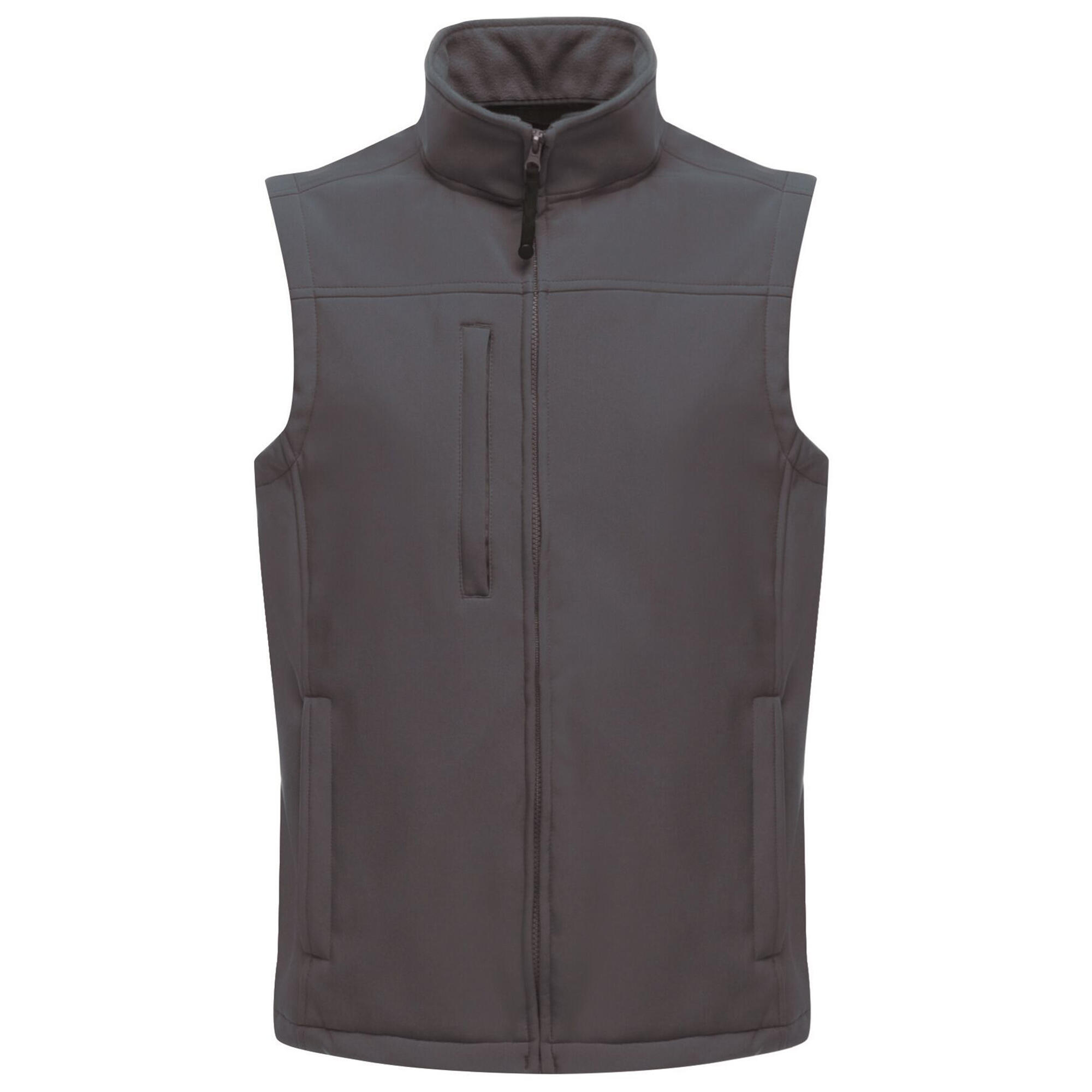 Regatta Mens Flux Softshell Bodywarmer / Sleeveless Jacket (Water Repellent &