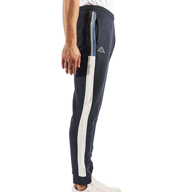 PANTALÓN DE GIMNASIA KAPPA IPOLE HOMBRE REGULAR CÁLIDO DE ALGODÓN Azul marino