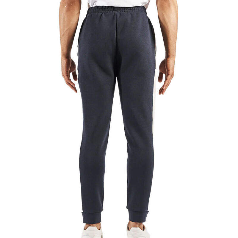 PANTALÓN DE GIMNASIA KAPPA IPOLE HOMBRE REGULAR CÁLIDO DE ALGODÓN Azul marino