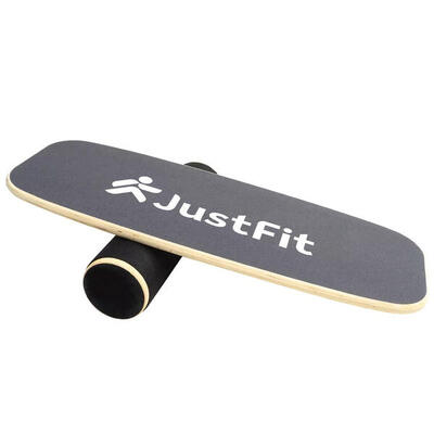 Houten balansbord met roller justfit