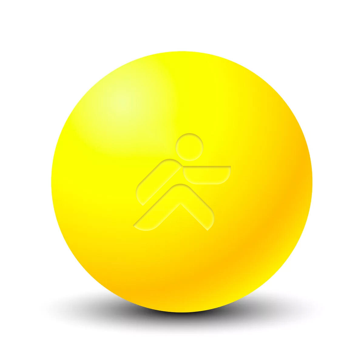 GLADIATORFIT Palla da massaggio in ebanite Ø 6 cm "Palla di schiuma