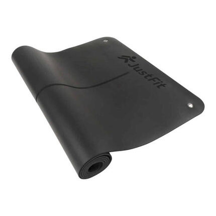 Yoga sportschool fitness rubberen mat 183x68x0,5cm JustFit
