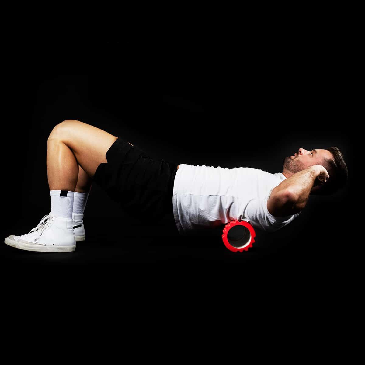 Massageroller 33cm "Foam Roller" ohne Spikes Ø 14cm JustFit 4/5
