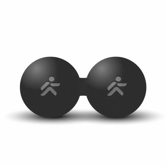 Dubbele ebonieten massagebal "Foam Ball" Ø 6cm JustFit
