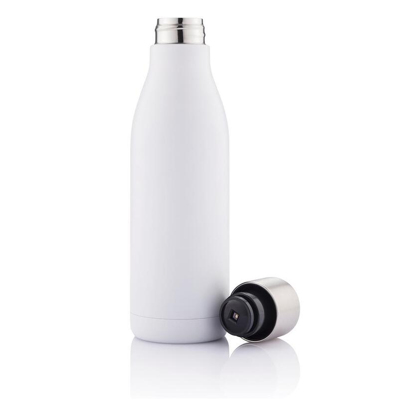 UV-C Stainless Steel Bottle 500ml - White
