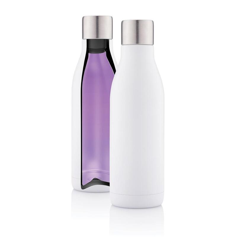 UV-C Stainless Steel Bottle 500ml - White