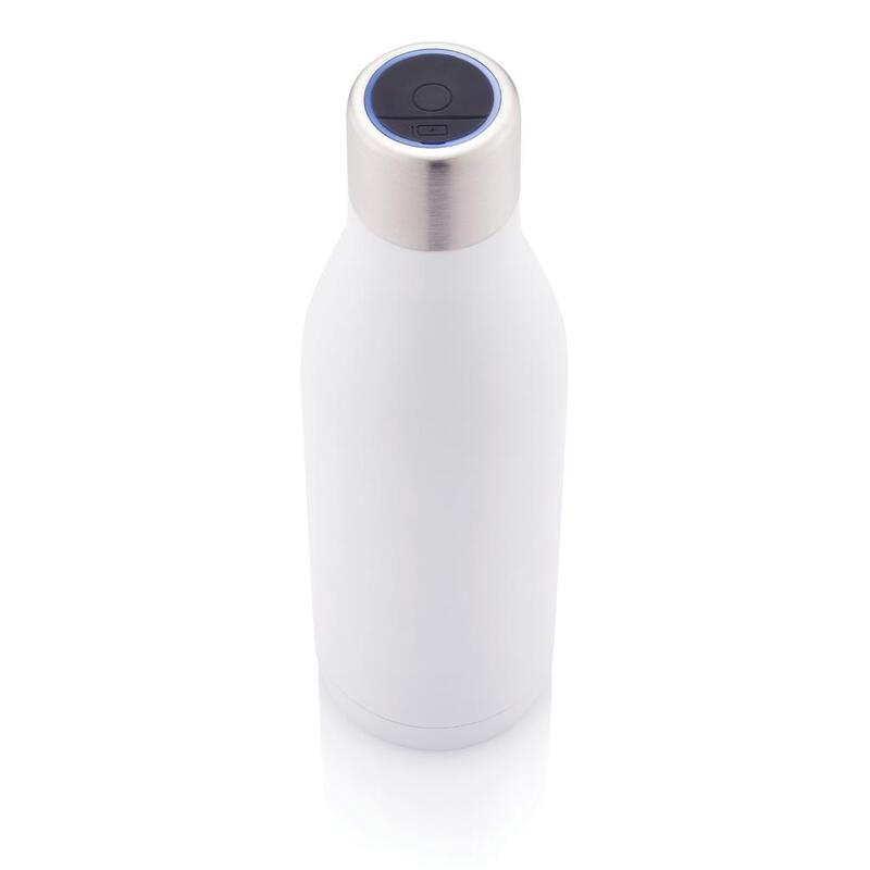 UV-C Stainless Steel Bottle 500ml - White