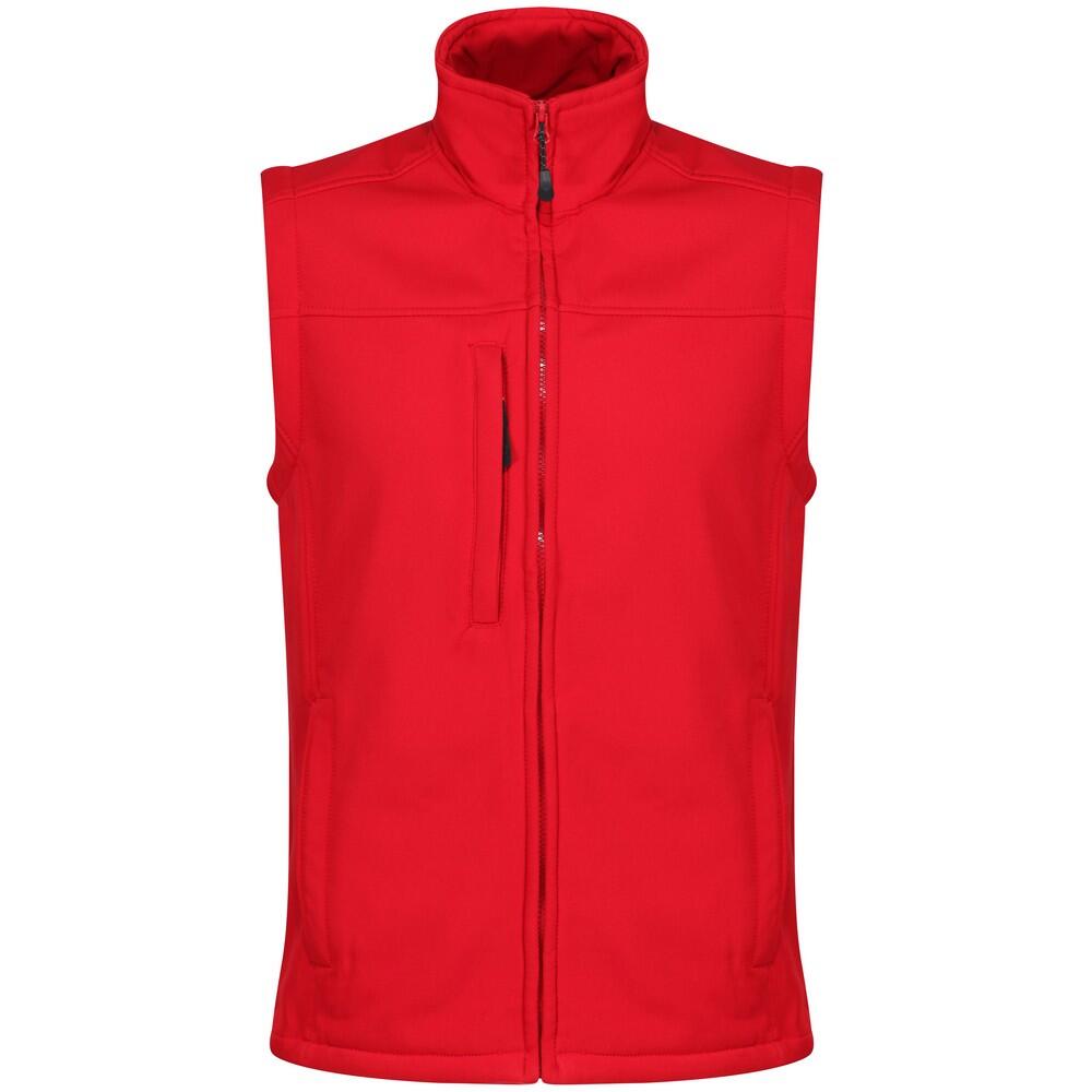 Regatta Mens Flux Softshell Bodywarmer / Sleeveless Jacket Water Repellent