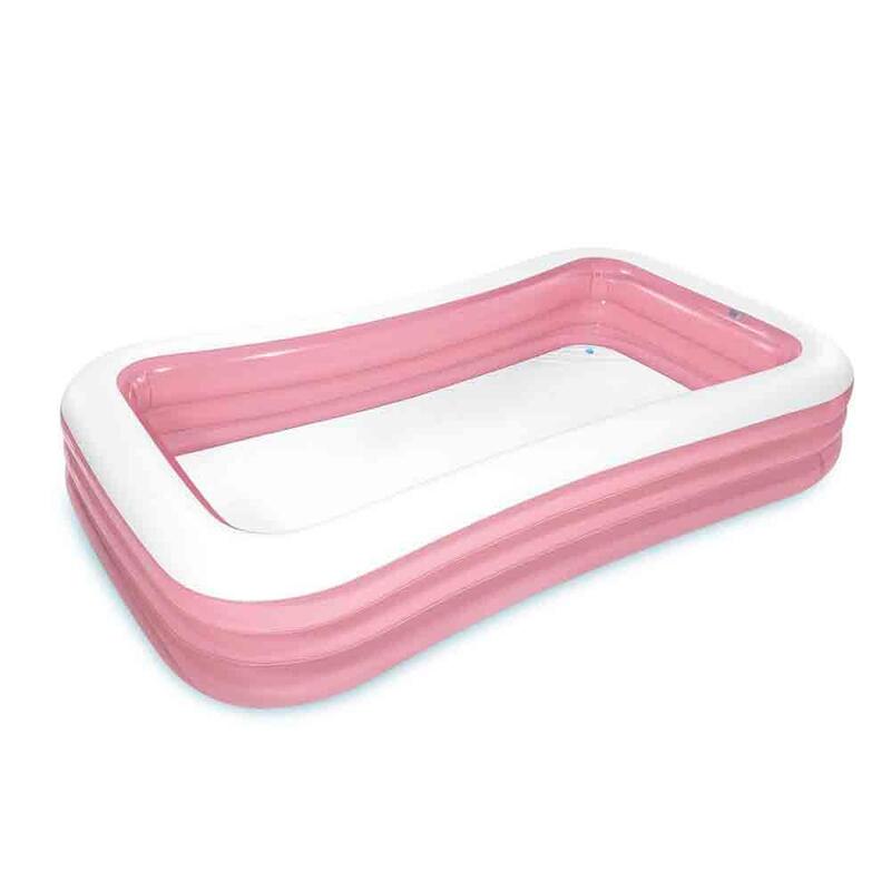 戶外充氣水池 - 白色/粉紅色