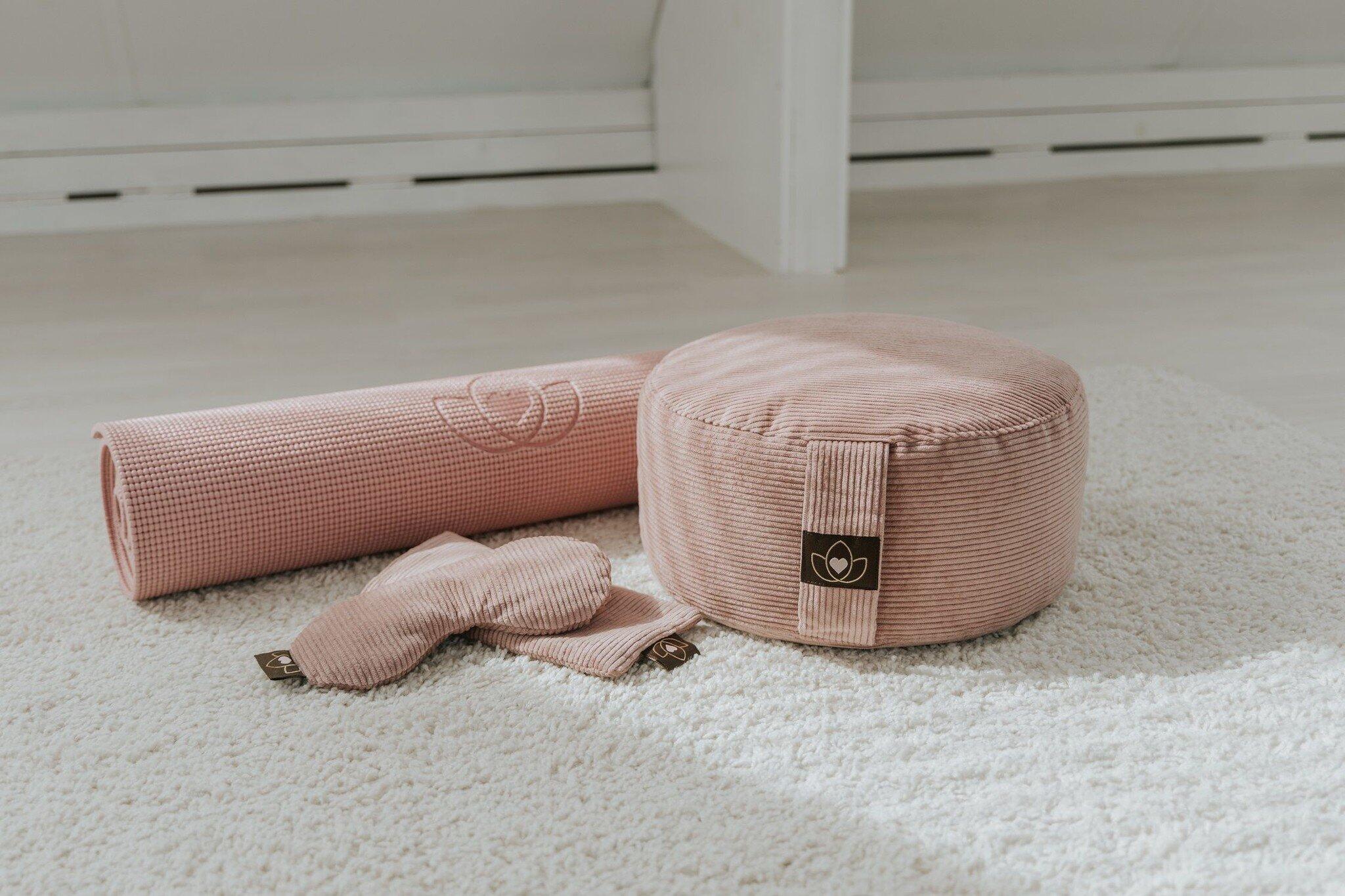 Lotus Oogkussen rib lavendel oudroze eco 5/5