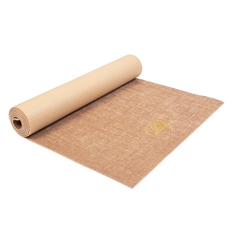 Lotus Yogamat jute sand