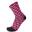 Unisex Extra Dry Crew Sock - Dark Pink
