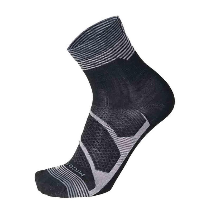 Unisex Natural Merino Quick Dry Crew Sock - Grey
