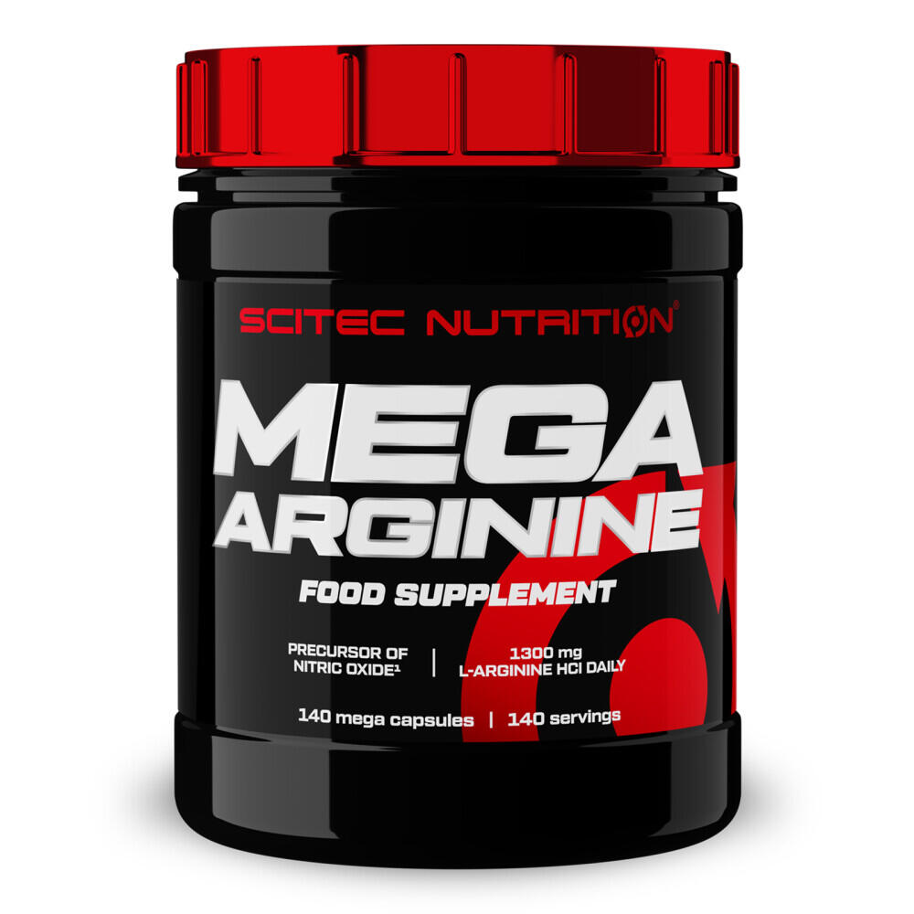 Mega arginine - 140 cápsulas de scitec nutrition