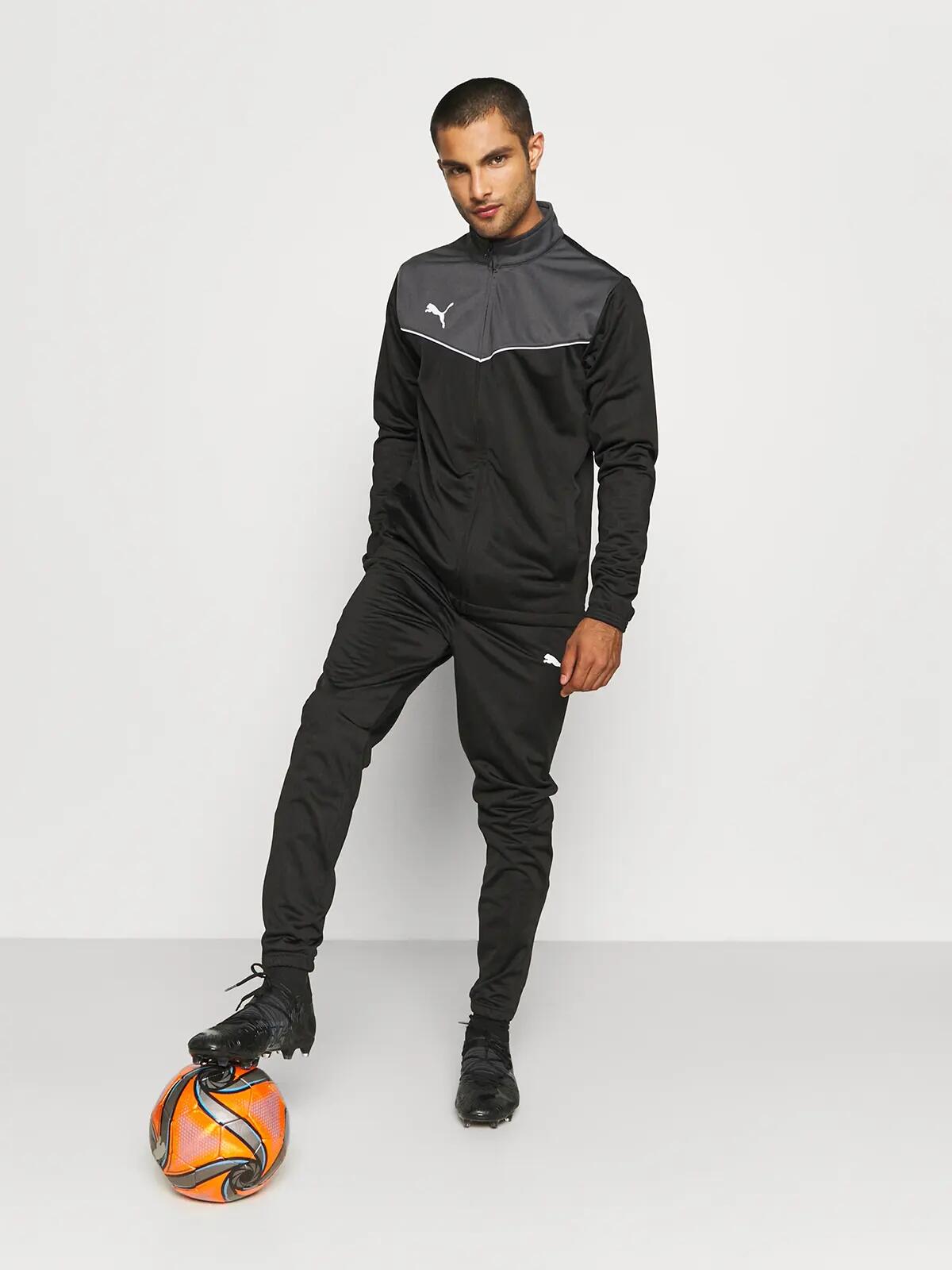 individualRISE Fußball Trainingsanzug Herren PUMA Black Asphalt Gray 6/6