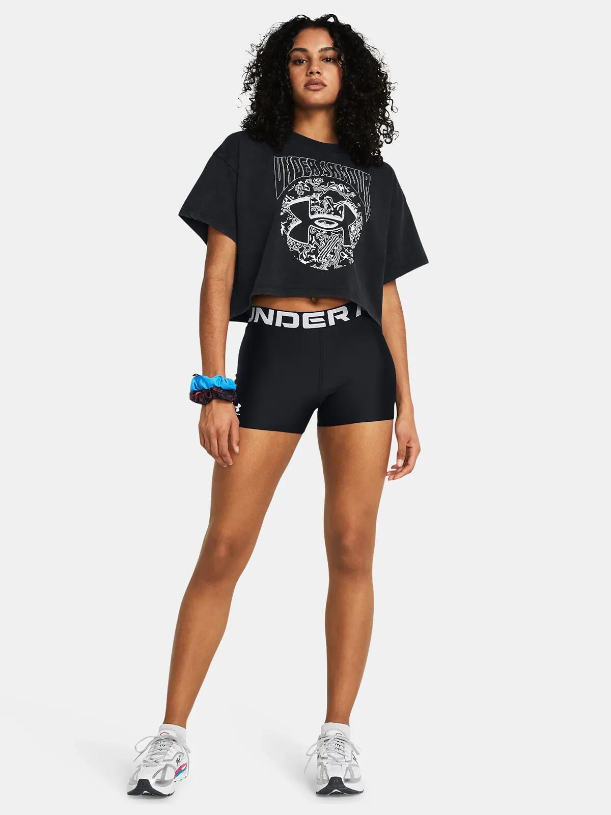 Shorty HeatGear® da donna Under Armour nero 4/7