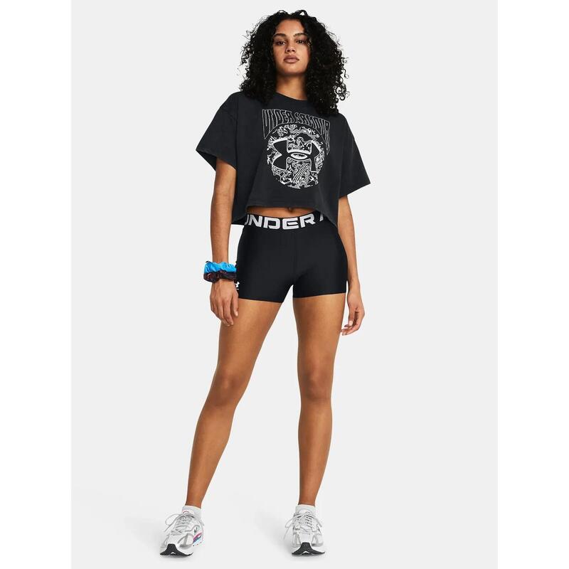 Pantaloni scurți Under Armour HeatGear pentru femei, negru