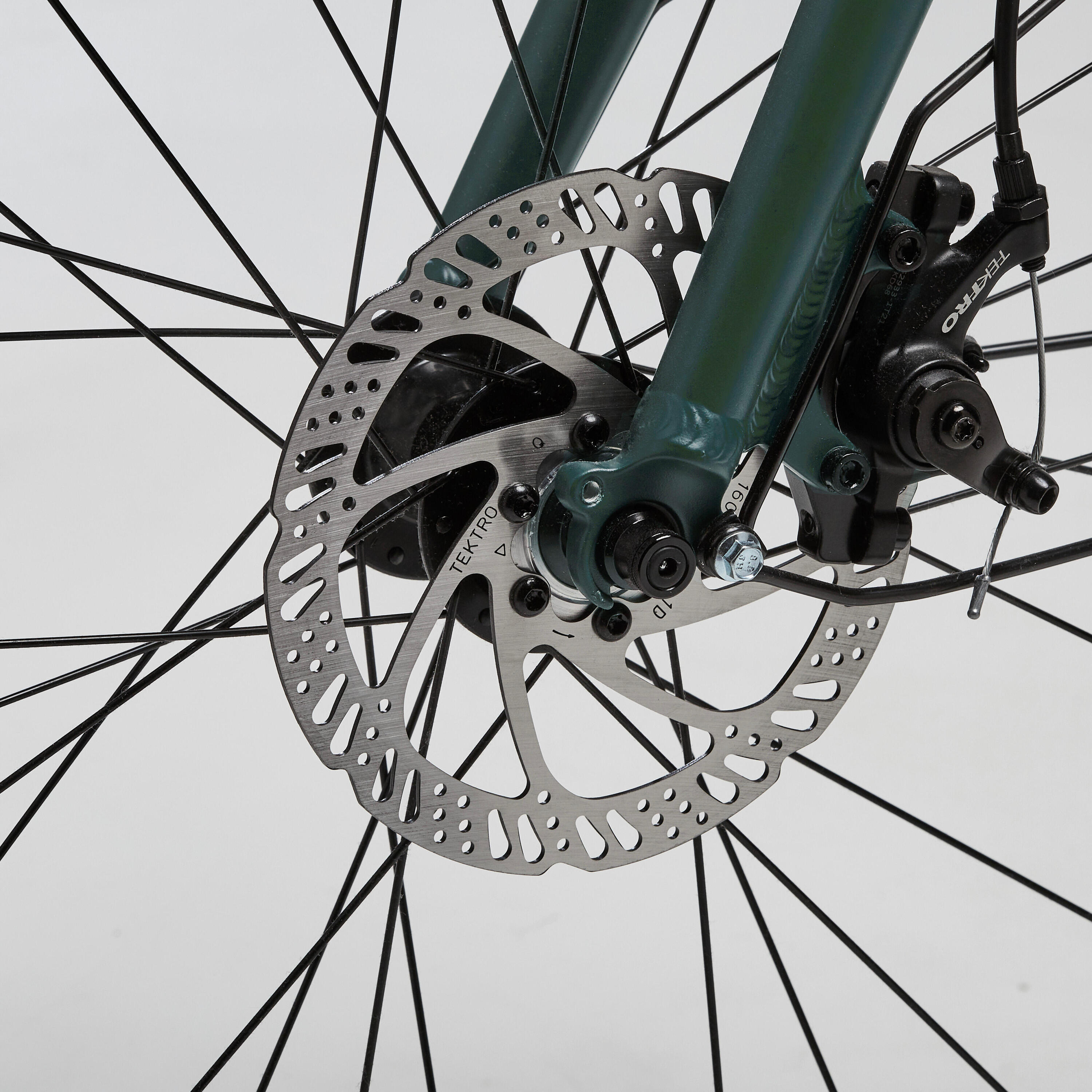 Tweedehands Snelle stadsfiets Speed 900 groen 4/5