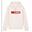 Hoodie Padel Unisexe - Iconic print, blanc/rouge