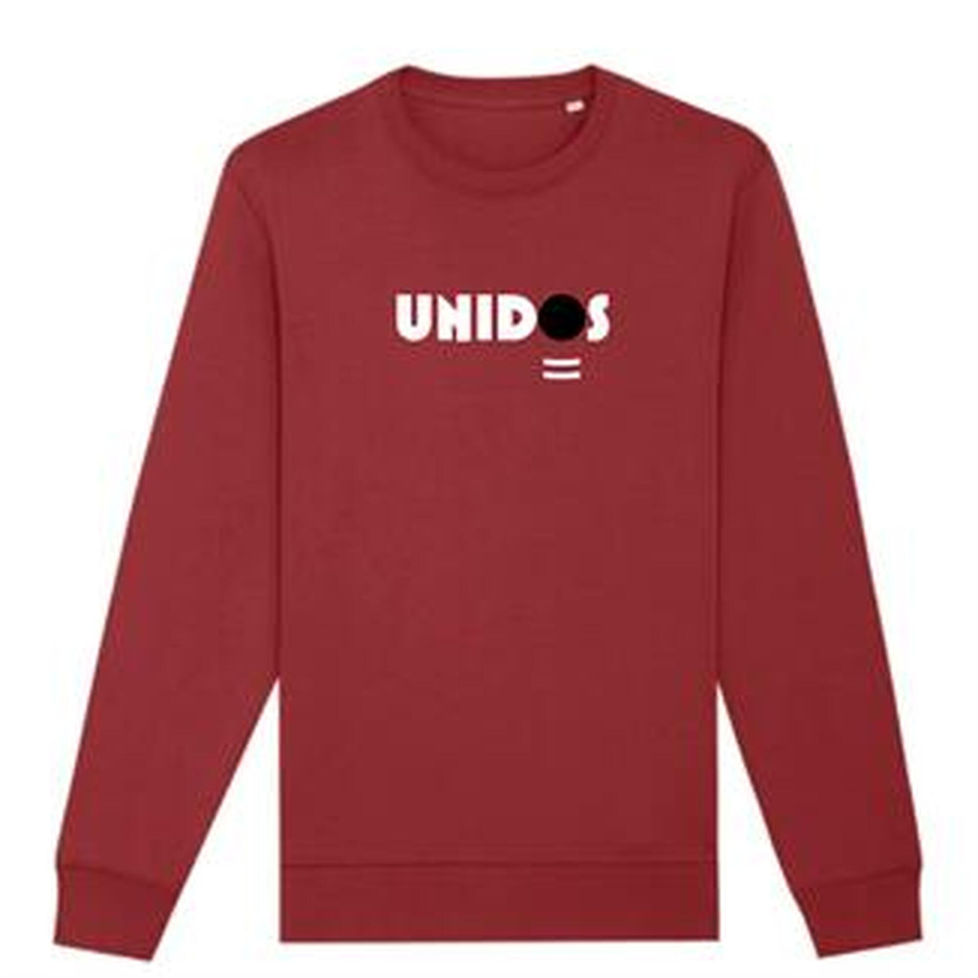 Sweater Padel Unisexe - Bounce print, rouge/noir/blanc
